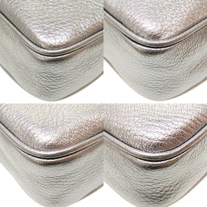 新品同様 ミュウミュウ マドラス レザー シルバー シルバー金具 5ZH011 ショルダーバッグ バッグ 銀 0012 【中古】 MIUMIU