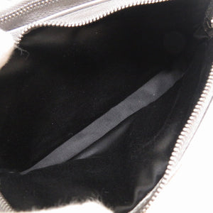 新品同様 ミュウミュウ マドラス レザー シルバー シルバー金具 5ZH011 ショルダーバッグ バッグ 銀 0012 【中古】 MIUMIU