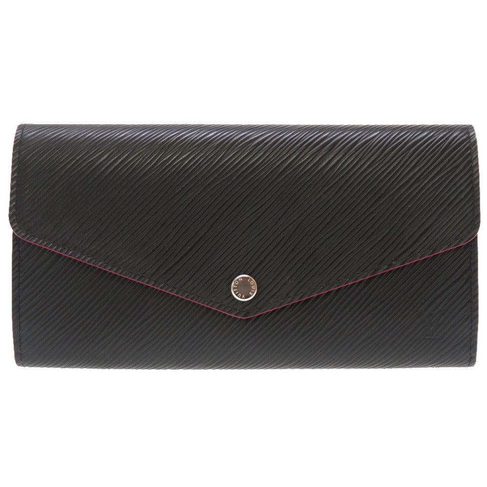 新品同様 ルイ ヴィトン エピ ポルトフォイユ サラ ノワール M64322 長財布 財布 ブラック 黒 LV 0015 【中古】 LOUIS VUITTON