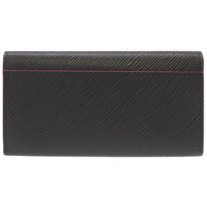 新品同様 ルイ ヴィトン エピ ポルトフォイユ サラ ノワール M64322 長財布 財布 ブラック 黒 LV 0015 【中古】 LOUIS VUITTON