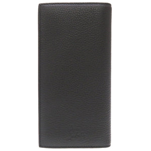 未使用 クリスチャン ルブタン NAXOS レザー ブラック 二つ折り長財布 財布 黒 0016 【中古】 Christian Louboutin