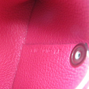 美品 エルメス バスティア Y刻印(2020年製) シェーブル シルバー金具 ピンク コインケース 小銭入れ 0017【中古】HERMES