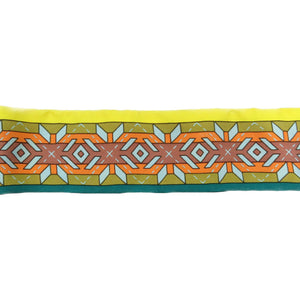 未使用 エルメス ツイリー シルク イエロー 黄色 オレンジ マルチカラー スカーフ 0024【中古】HERMES