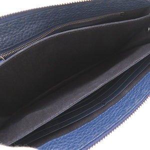 美品 フェンディ モンスター バグズ レザー ネイビー 7VA350 クラッチバッグ バッグ 紺 0030 【中古】 FENDI