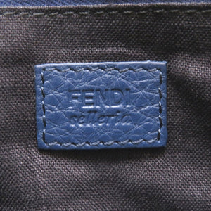 美品 フェンディ モンスター バグズ レザー ネイビー 7VA350 クラッチバッグ バッグ 紺 0030 【中古】 FENDI