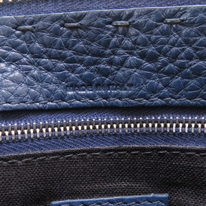 美品 フェンディ モンスター バグズ レザー ネイビー 7VA350 クラッチバッグ バッグ 紺 0030 【中古】 FENDI