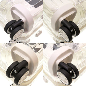 新品同様 リモワ × オフホワイト エッセンシャル53 シースルー ホワイト 83290002 ポリカーボネート キャリーバッグ キャリーケース スーツケース バッグ 白 0104 RIMOWA × OFF WHITE