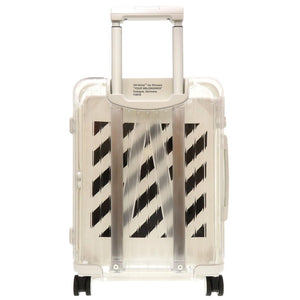 新品同様 リモワ × オフホワイト エッセンシャル53 シースルー ホワイト 83290002 ポリカーボネート キャリーバッグ キャリーケース スーツケース バッグ 白 0104 RIMOWA × OFF WHITE