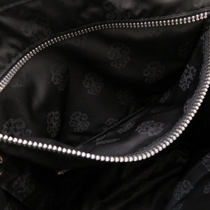 美品 クロムハーツ FSトート セメタリ―クロス マルチクロスパッチ レザー ブラック マルチカラー トートバッグ バッグ 黒 0034 【中古】 CHROME HEARTS