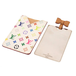 美品 ルイヴィトン モノグラム マルチカラー M92651 エテュイ ミロワール ブロン コンパクトミラー 鏡 0045【中古】LOUIS VUITTON