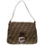 美品 フェンディ マンマバケット キャンバス ブラウン ハンドバッグ バッグ 茶 0048 【中古】 FENDI