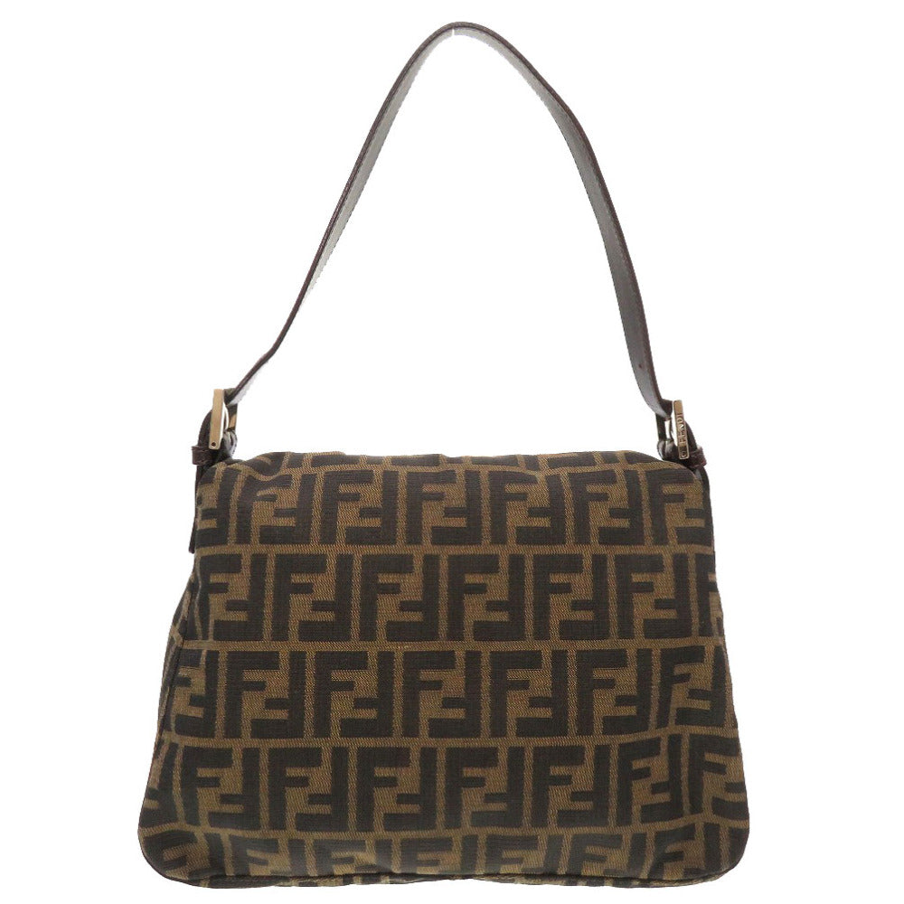 美品 フェンディ マンマバケット キャンバス ブラウン ハンドバッグ バッグ 茶 0048 【中古】 FENDI