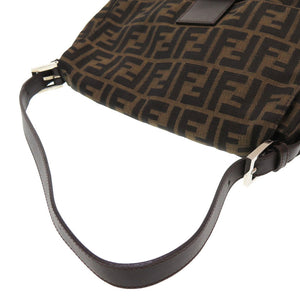 美品 フェンディ マンマバケット キャンバス ブラウン ハンドバッグ バッグ 茶 0048 【中古】 FENDI
