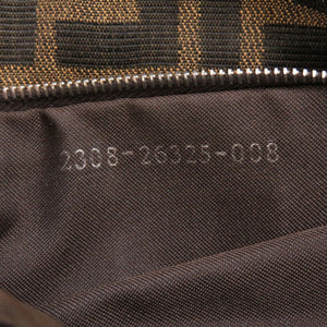 美品 フェンディ マンマバケット キャンバス ブラウン ハンドバッグ バッグ 茶 0048 【中古】 FENDI