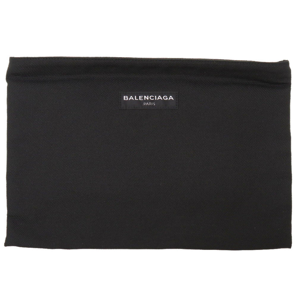 未使用 バレンシアガ ロゴ キャンバス ブラック 459745 クラッチバッグ バッグ 黒 0049 【中古】 BALENCIAGA メンズ