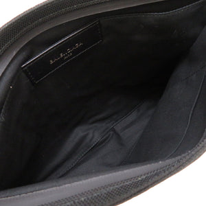 未使用 バレンシアガ ロゴ キャンバス ブラック 459745 クラッチバッグ バッグ 黒 0049 【中古】 BALENCIAGA メンズ