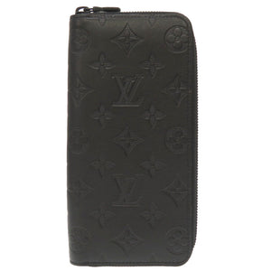 新品同様 ルイ ヴィトン モノグラム シャドウ ジッピーウォレット ヴェルティカル ブラック M62902 ラウンドファスナー 長財布 財布 黒 LV 0051 【中古】 LOUIS VUITTON メンズ