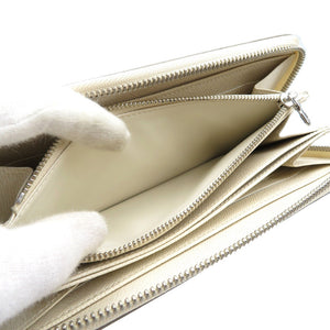 新品同様 ルイヴィトン エピ ジッピーウォレット エピレザー シルバー金具 ホワイト 白 長財布 ラウンドファスナー 0060【中古】LOUIS VUITTON