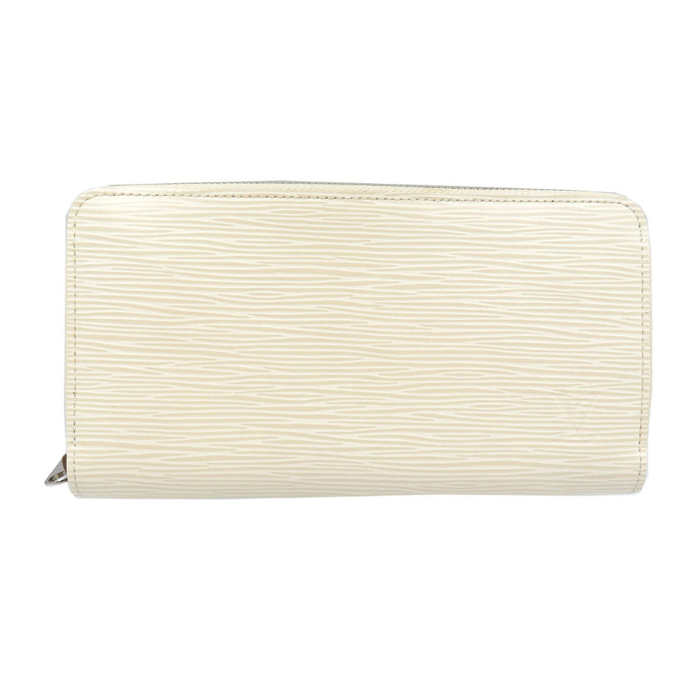 新品同様 ルイヴィトン エピ ジッピーウォレット エピレザー シルバー金具 ホワイト 白 長財布 ラウンドファスナー 0060【中古】LOUIS VUITTON