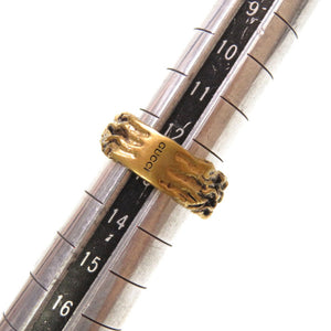 美品 グッチ スタッズ フェイクパール ゴールド 13号 リング 指輪 アクセサリー 0064 【中古】 GUCCI