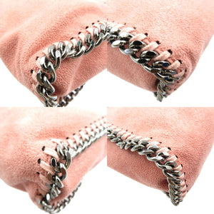 美品 ステラマッカートニー 391698 ファラベラ タイニー 2WAY ポリエステル シルバー金具 ブラッシュ ピンク チェーン ショルダーバッグ 0067【中古】STELLA McCARTNEY
