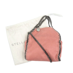 美品 ステラマッカートニー 391698 ファラベラ タイニー 2WAY ポリエステル シルバー金具 ブラッシュ ピンク チェーン ショルダーバッグ 0067【中古】STELLA McCARTNEY