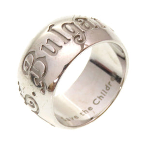 美品 ブルガリ セーブザチルドレン シルバー925 リング 指輪 0077 【中古】 BVLGARI