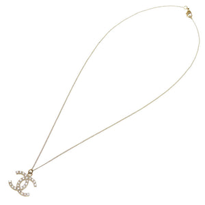 シャネル ストーン ココマーク ゴールド ネックレス アクセサリー 0078 【中古】 CHANEL