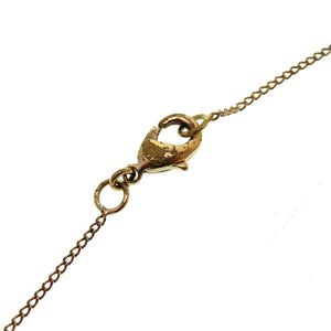 シャネル ストーン ココマーク ゴールド ネックレス アクセサリー 0078 【中古】 CHANEL