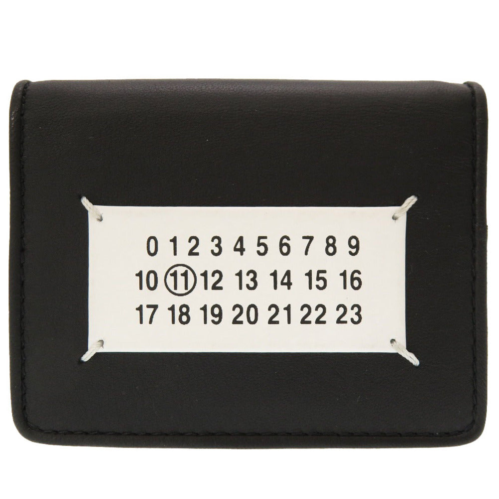 未使用 メゾン マルジェラ グラムスラム レザー ブラック S55UI0265 カードケース ケース 黒 0081 【中古】 Maison Margiela