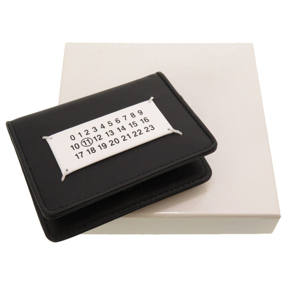未使用 メゾン マルジェラ グラムスラム レザー ブラック S55UI0265 カードケース ケース 黒 0081 【中古】 Maison Margiela