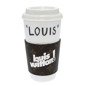 未使用 ルイ ヴィトン モノグラム カップ ルイ GI0653 タンブラー 陶器 ホワイト カップ BTS LV 0089 【中古】 LOUIS VUITTON
