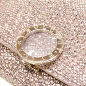 未使用 ブルガリ メタリック カルング ミルキーオパール ブルガリ ブルガリ 289351 三つ折り財布 レザー 財布 0098 【中古】 BVLGARI