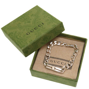美品 グッチ ノット ブレスレット シルバー925 アクセサリー 0099 【中古】 GUCCI