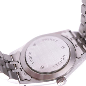 美品 チューダー プリンス デイト 74000 自動巻き 腕時計 ステンレススチール ブラック 黒文字盤 0104【中古】Tudor メンズ