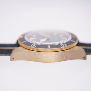 チューダー ブラックベイ 79250BA 自動巻き 腕時計 キャンバス/ブロンズ ブラック 黒文字盤 0105【中古】Tudor メンズ