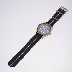 チューダー ブラックベイ 79250BA 自動巻き 腕時計 キャンバス/ブロンズ ブラック 黒文字盤 0105【中古】Tudor メンズ