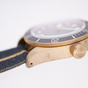 チューダー ブラックベイ 79250BA 自動巻き 腕時計 キャンバス/ブロンズ ブラック 黒文字盤 0105【中古】Tudor メンズ