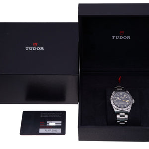 新品同様 チューダー ブラックベイ プロ 79470 自動巻き 腕時計 SS ブラック 黒文字盤 0106【中古】Tudor メンズ