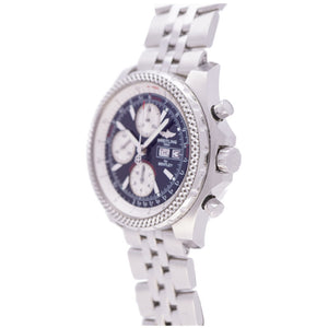 ブライトリング ベントレーGT A13363 クロノグラフ 自動巻き 腕時計 SS ブラック 黒文字盤 0107【中古】BREITLING メンズ