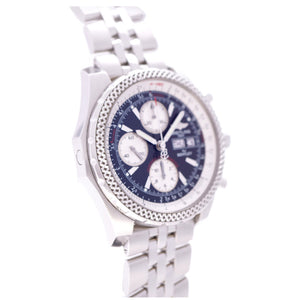 ブライトリング ベントレーGT A13363 クロノグラフ 自動巻き 腕時計 SS ブラック 黒文字盤 0107【中古】BREITLING メンズ