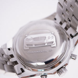 ブライトリング ベントレーGT A13363 クロノグラフ 自動巻き 腕時計 SS ブラック 黒文字盤 0107【中古】BREITLING メンズ