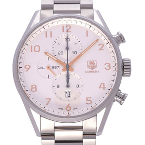 美品 タグホイヤー カレラ 1887 クロノグラフ CAR2012.BA0799 自動巻き 腕時計 SS シルバー 0110【中古】TAG HEUER メンズ