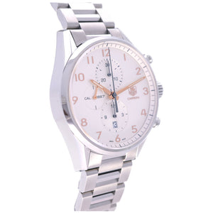 美品 タグホイヤー カレラ 1887 クロノグラフ CAR2012.BA0799 自動巻き 腕時計 SS シルバー 0110【中古】TAG HEUER メンズ