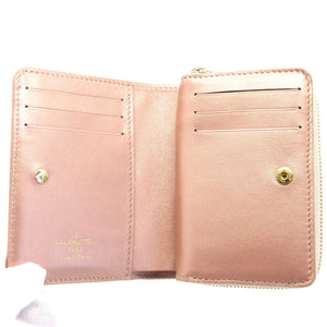 未使用 ルイヴィトン モノグラムエンボス M81996 ICチップ ポルトフォイユルー ラムスキン ローズゴールド ピンク 2つ折り財布 財布 0121【中古】LOUIS VUITTON