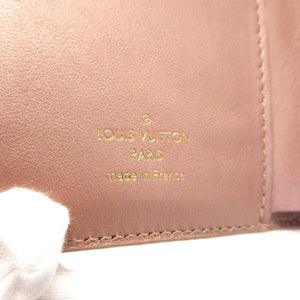 未使用 ルイヴィトン モノグラムエンボス M81996 ICチップ ポルトフォイユルー ラムスキン ローズゴールド ピンク 2つ折り財布 財布 0121【中古】LOUIS VUITTON