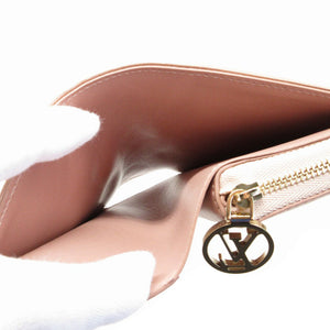 未使用 ルイヴィトン モノグラムエンボス M81996 ICチップ ポルトフォイユルー ラムスキン ローズゴールド ピンク 2つ折り財布 財布 0121【中古】LOUIS VUITTON