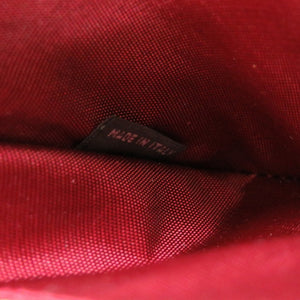 新品同様 プラダ 1M1183 キルティング ナイロン レザー ピンク L字ファスナー長財布 財布 0136【中古】PRADA