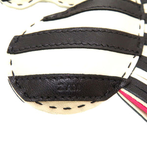 新品同様 エルメス ジージーサバンナ Z刻印(2021年製) アニューミロ クレ ブラック ローズメキシコ キーホルダー バッグチャーム 0141【中古】HERMES