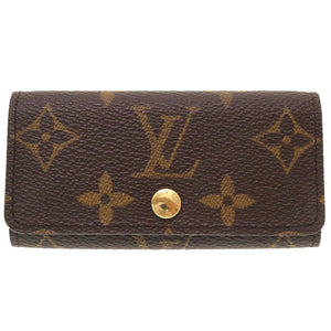 新品同様 ルイヴィトン モノグラム M69517 ミュルティクレ4 ブラウン 茶 4連キーケース 0142【中古】LOUIS VUITTON